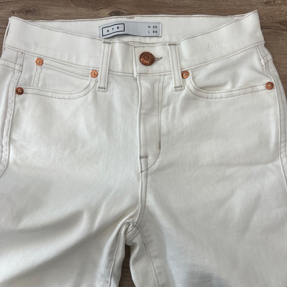 AYR WHITE JEANS - Picture 2 of 7